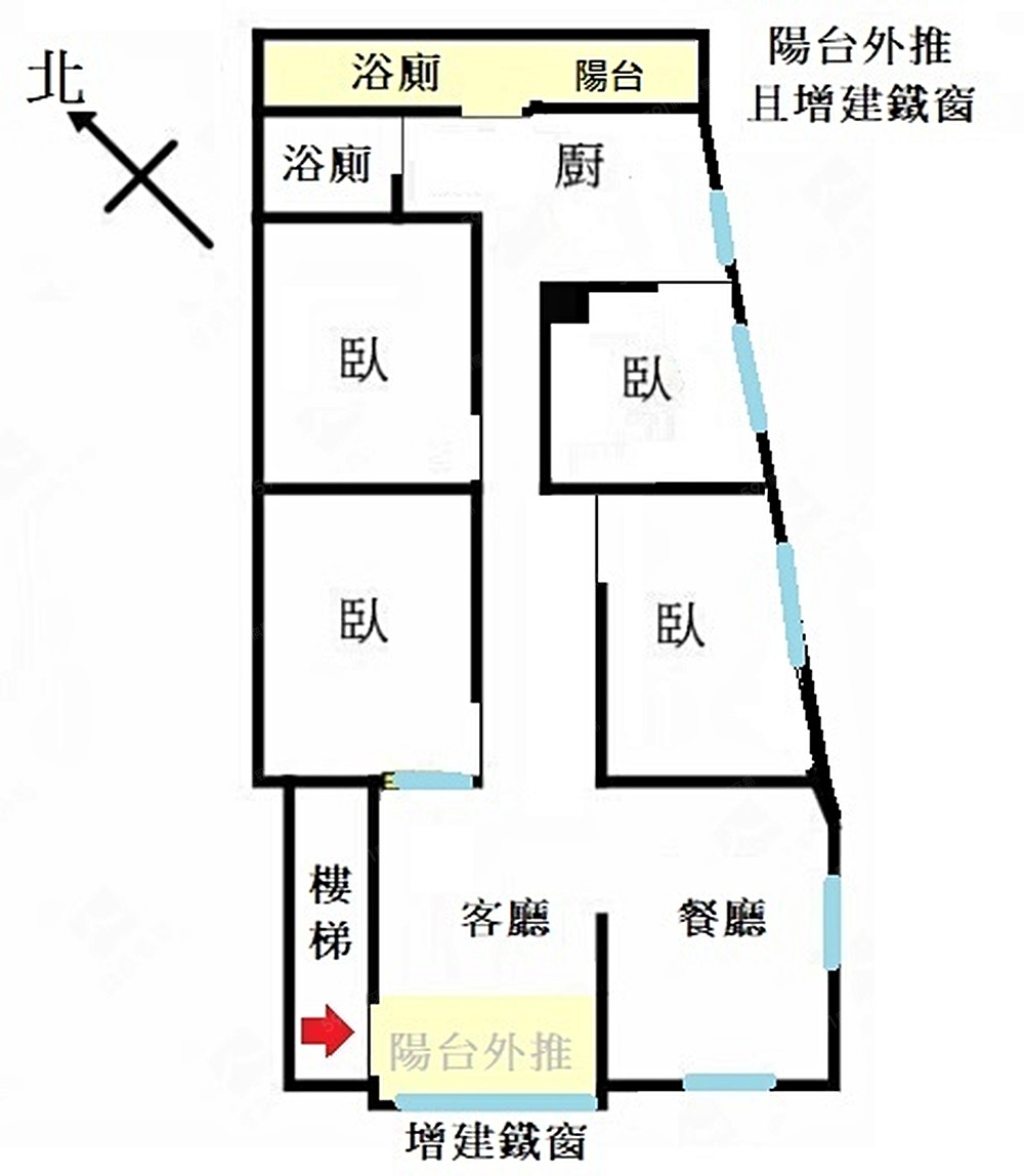 屋主大降價🍎福星陽光四房❤️土地公保佑❤️亞東站❤️樹林站,照片 13