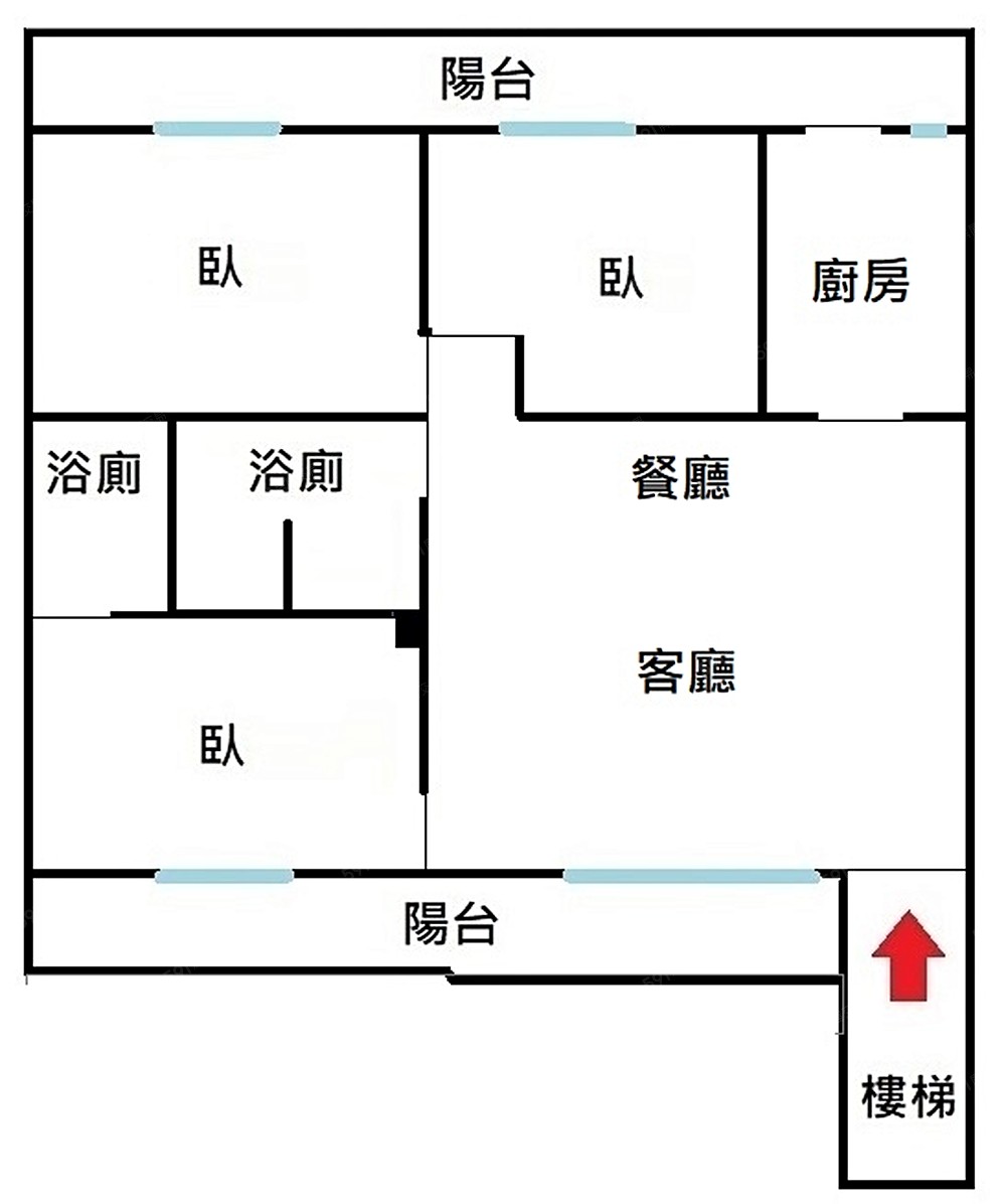 專任🍎全新裝潢漂亮三房❤️學區公園市場❤️捷運增值可期,照片 11